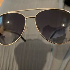 Marc Jacobs Gold Aviator Sunglasses